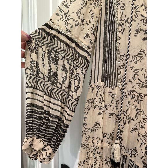 MSRP $178 Anthropologie Talulah Tiered Midi Dress Size M | SAME DAY SHIP - Picture 6 of 9